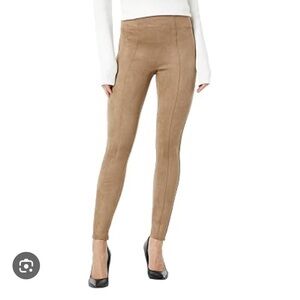 SPANX Tan Suede Leggings